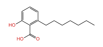 2-Hydroxy-6-heptylbenzoic acid